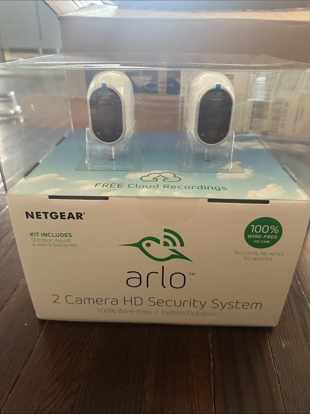 Netgear Arlo 2-Camera HD Security System - White